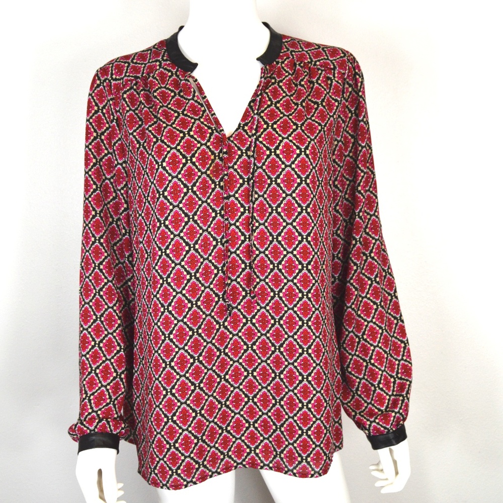 New Directions Patterned Blouse